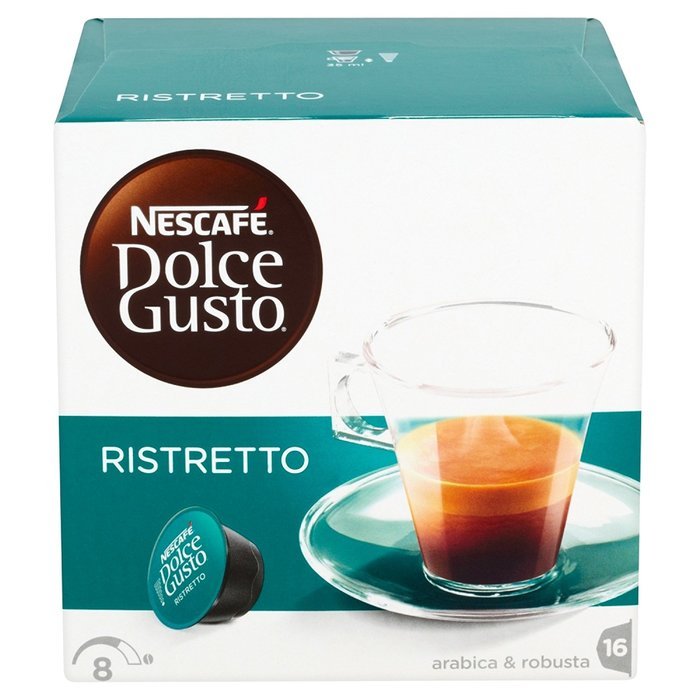 Nescaf&eacute; Dolce Gusto Espresso Ristretto, Pack of 3, 3 x 16 Capsules N4