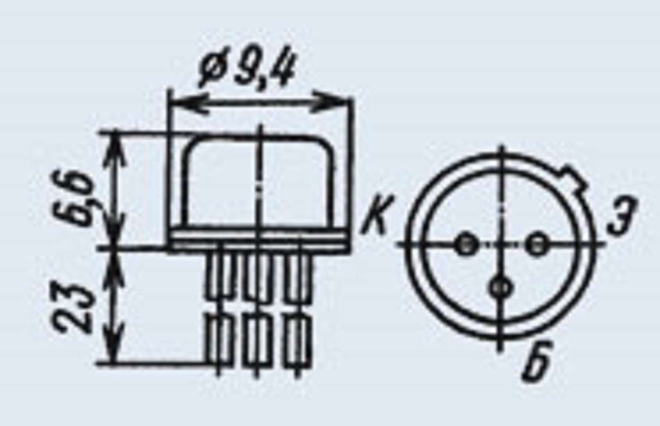 Transistor silicon military 2T708A USSR 4 pcs