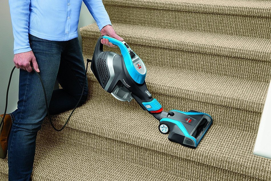 1683A Bissell Trilogy Superlight Hard Floor Vacuum (Complete Set) w/ Bonus: Premium Microfiber Cleaner Bundle N3