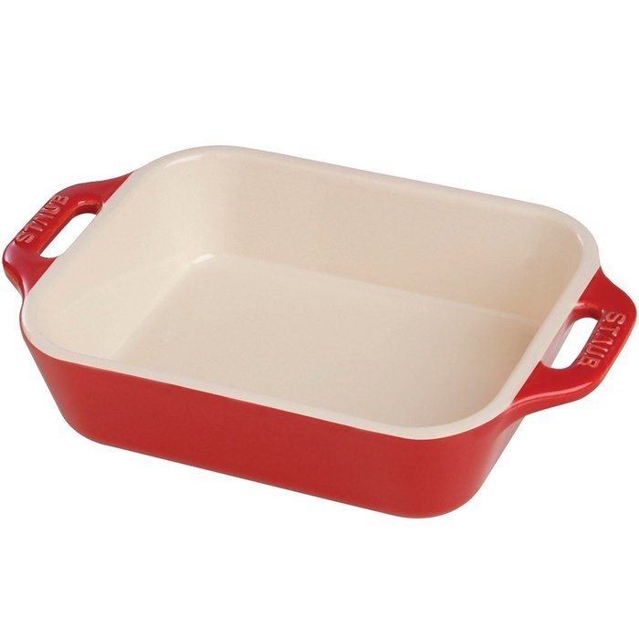 Staub Ceramic 13" x 9" Rectangular Baking Dish - Cherry