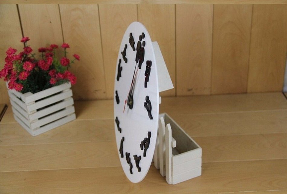 EverTrust(TM) The new 3d acrylic mirrors clocks wall stickers clock pointer quartz Living Room adult female Specials