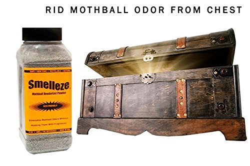 SMELLEZE Natural Moth Ball Odor Remover Deodorizer: 50 lb. Granules Rids Mothball Vapors N3