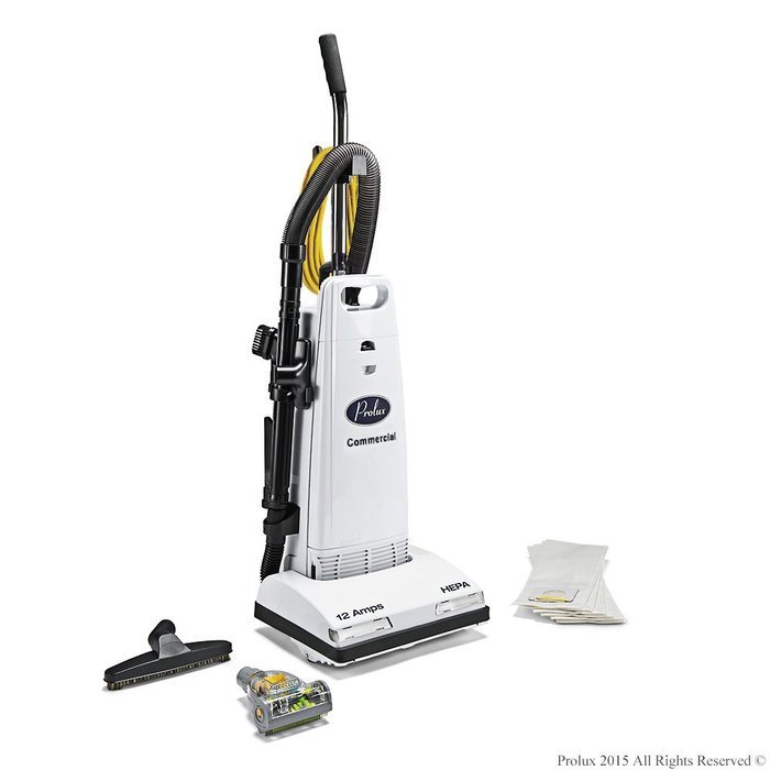 New Prolux 6000 Upright Commercial vacuum with on board tools,12 AMP Motor & 5 Year Warranty! Washable HEPA