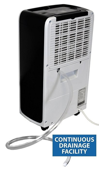OULUN Compact Portable Dehumidifier with Humidity 20 pint Sensor, Timer, 2 Speed Settings & Auto Shut Off. Ideal... N4