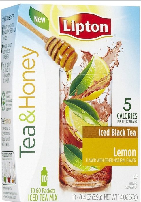 Lipton To Go Stix Iced Green Tea Mix Tea and Honey Blackberry Pomegranate 10 ... N2