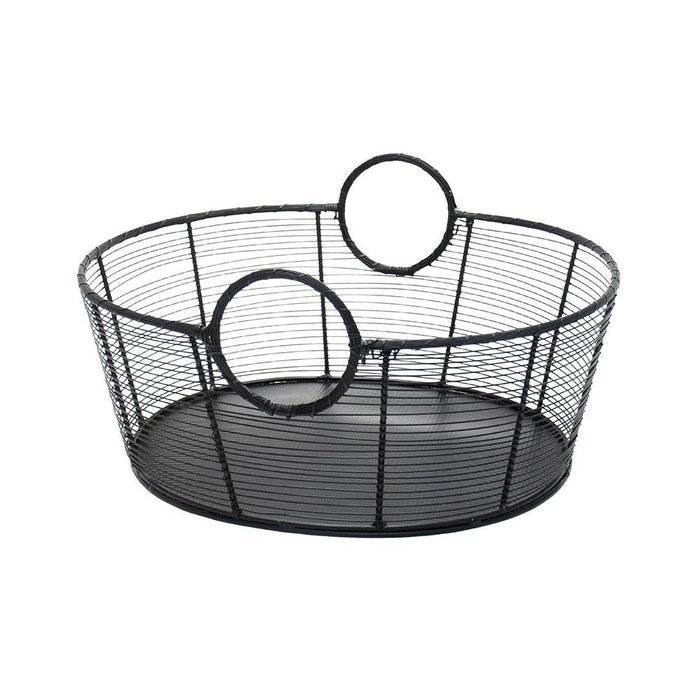Minuteman International Handwoven Steel Woodbasket