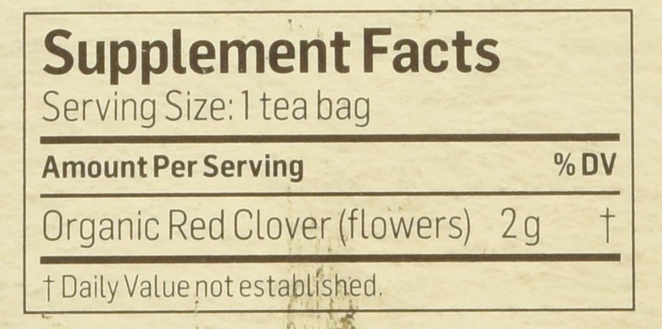 ALVITA TEA,OG2,HERBAL,RED CLOVER, 24 BAG N2