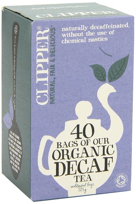 Clipper Teas - 80 Unbleached Bags of Organic Decaf Tea - 250g N4