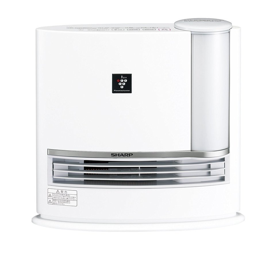 SHARP humidification function with ceramic fan heater (high density "plasma cluster 7000" loading) HX-E120-W (... N2