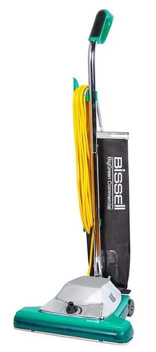 Bissell BigGreen Commercial BG102 ProShake Comfort Grip Handle Upright Vacuum with Magnet, 870W, 16" Vacuum Width