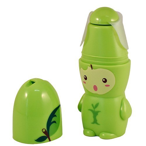 SODIAL(R) Cute & Adorable Battery-Operated Fruit Style Mini Fan - Green Apple