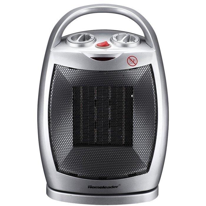 Homeleader Space Heater NSB-200C3H, Oscillating Ceramic Portable Heater with Built-in Adjustable Thermostat, 750W... N12