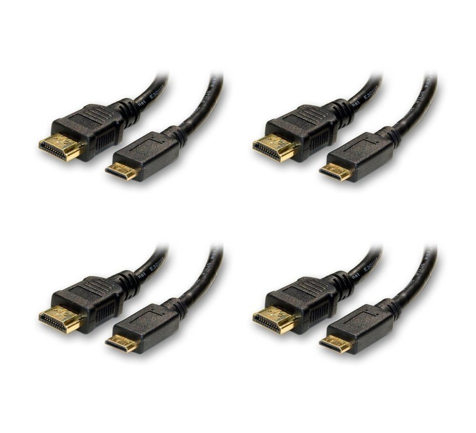 Gold Plated HDMI to HDMI Mini cable, 1.83 meters, 6 feet