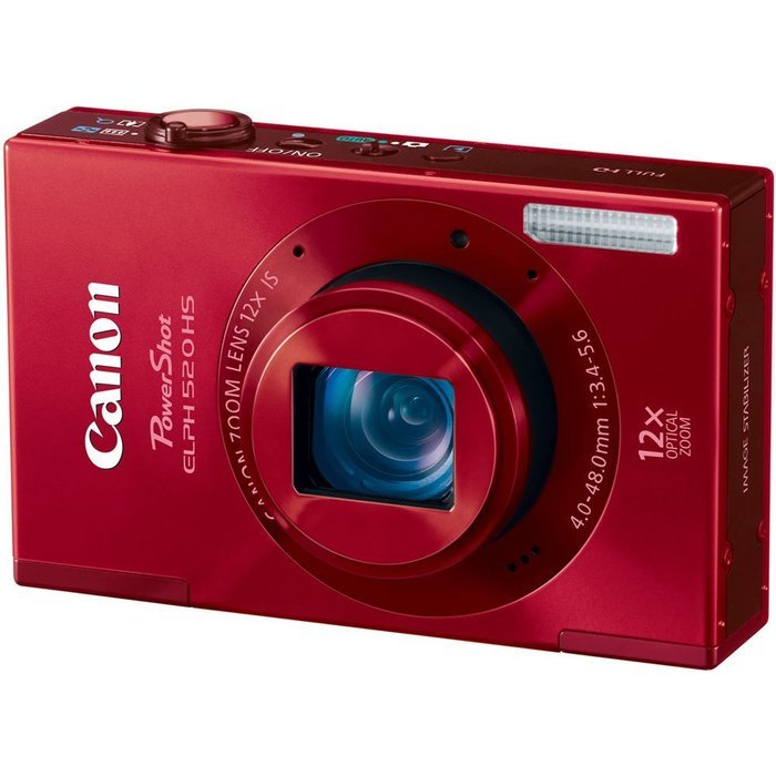 Canon PowerShot ELPH 520 HS 10.1 MP CMOS Digital Camera with 12x ...