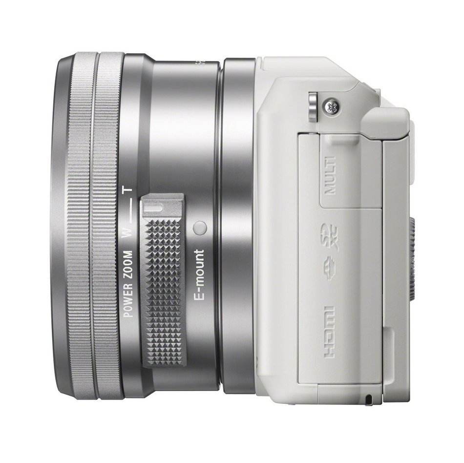 Sony a5100 16-50mm Mirrorless Digital Camera with 3-Inch Flip Up LCD (White) N2