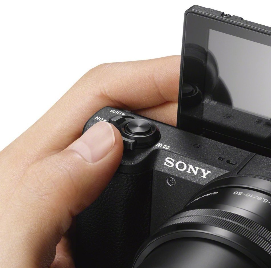 Sony a5100 16-50mm Mirrorless Digital Camera with 3-Inch Flip Up LCD (White) N5
