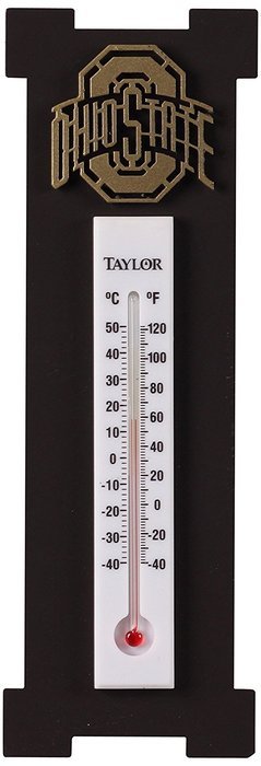 Henson Metal Works 2500-5 Ohio State Collegiate Logo Outdoor Thermometer
