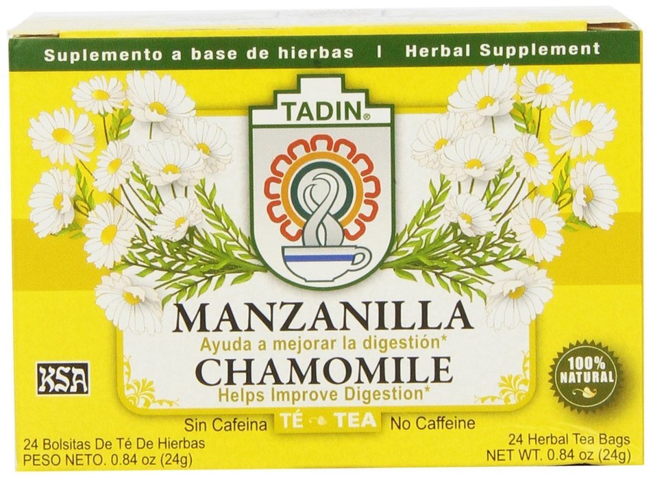 Tadin Manzanilla Chamomile Tea, 24 ct (Pack of 2) N4