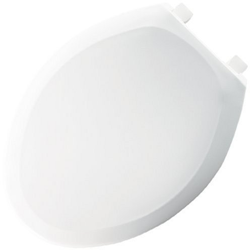 Mayfair 120C 000 Plastic Toilet Seat with TopTite Hinges, Elongated, White by Mayfair free
