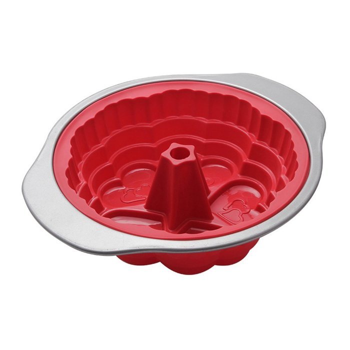 Generic DIY Silicone Cake Mold With Steel Frame Diameter 10 Inch N2