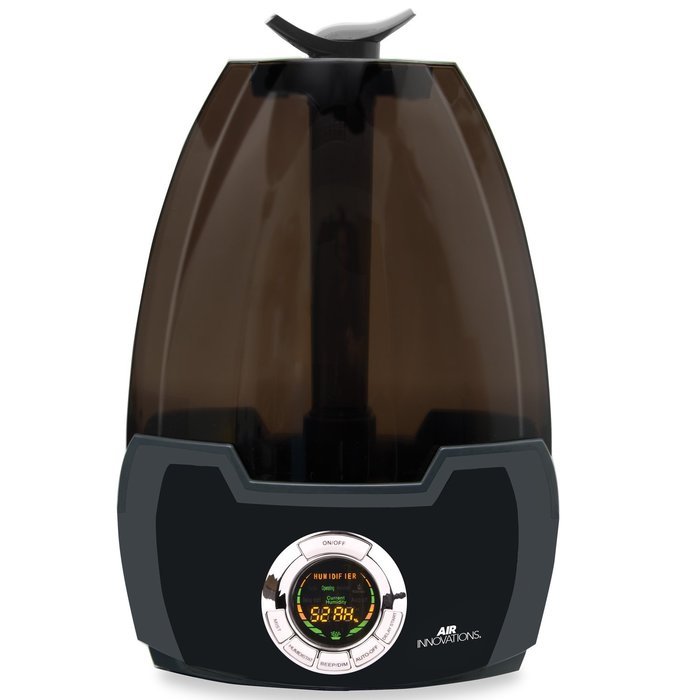 Air Innovations MH-602-BLK Humidifier Black w/ 2 pk. Demineralization Filters