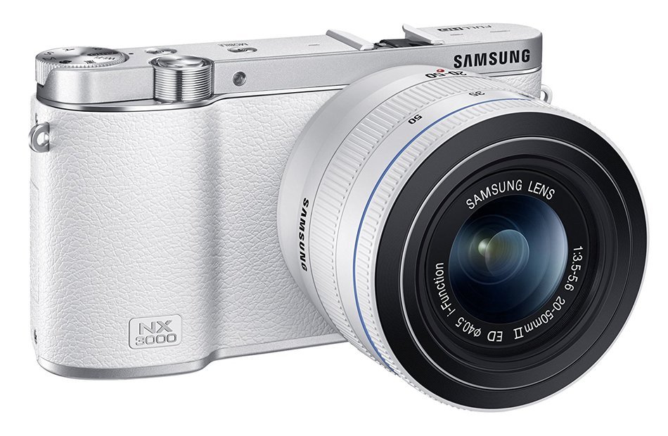 Samsung NX3000 Wireless Smart 20.3MP Mirrorless Digital Camera with 16-50mm OIS Power Zoom Lens and Flash (Black) N5
