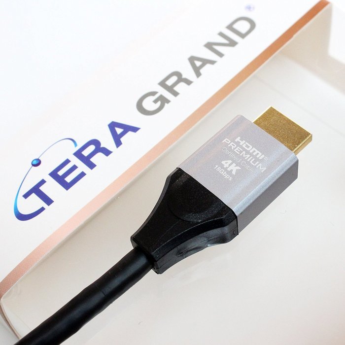Tera Grand - Premium HDMI Certified 2.0 Cable with Aluminum housing, Supports 4K HDR UltraHD, 18 Gbps, 4K/60Hz... N5
