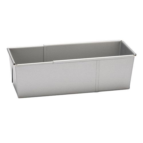 Patisse Silver-Top Adjustable Nonstick Bread-Pan, Silver Grey