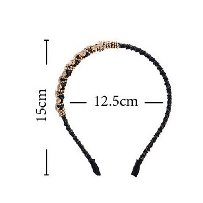 Spritech(TM) Women's Sliver Bling Pure White Pearl Design with Rhinestone Hairband Headband Diamante Hairhoop... N5