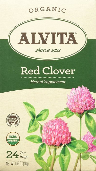 ALVITA TEA,OG2,HERBAL,RED CLOVER, 24 BAG N3