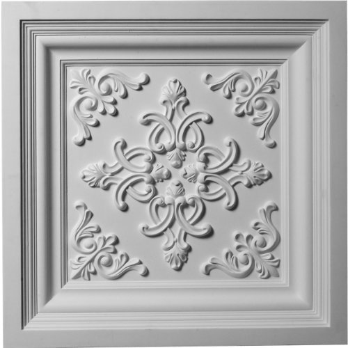 Ekena Millwork CT24X24KI 24-Inch W x 24-Inch H Kinsley Ceiling Tile by Ekena Millwork
