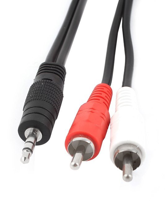 uxcell 3.5mm Stereo Jack to 2-RCA Adapter Audio Extension Cable 5M 16ft