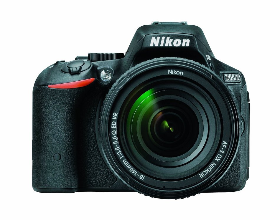 Nikon D5500 DX-format Digital SLR w/ 18-55mm VR II Kit (Black) N3