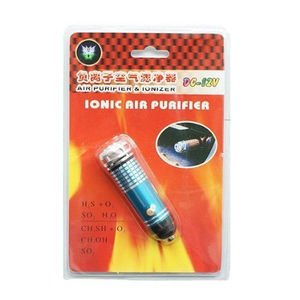 LED Auto Oxygen Bar Freshener Smoke Air Purifier Ionizer Vehicle 12V Can Also Be Used As Air Neutralizer in Car... N6