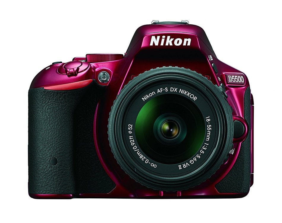 Nikon D5500 DX-format Digital SLR w/ 18-55mm VR II Kit (Black) N4