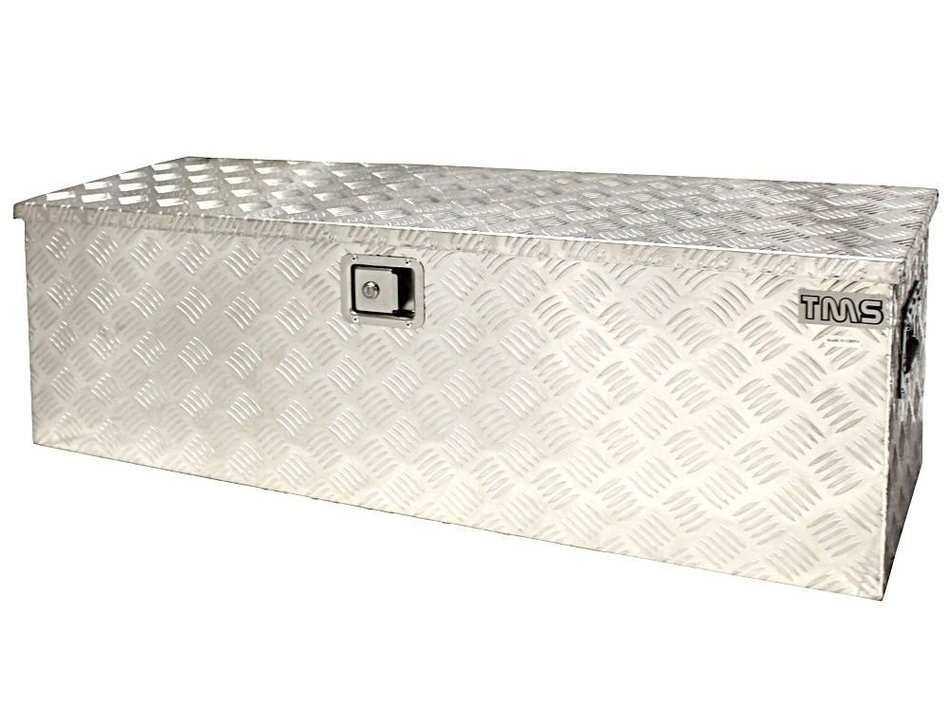 49"L Aluminum Truck Pickup ATV Flatbed RV Storage Tool Box Trailer Tongue W/Lock