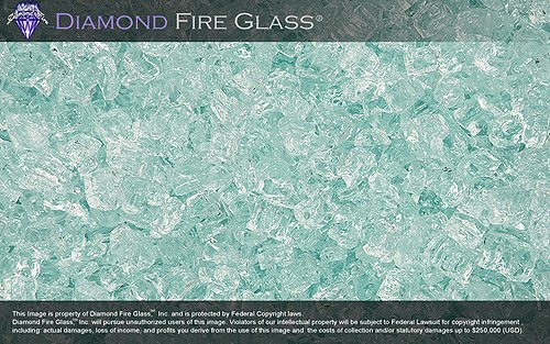 Clear Diamond - Fireplace Glass - 1 LB.