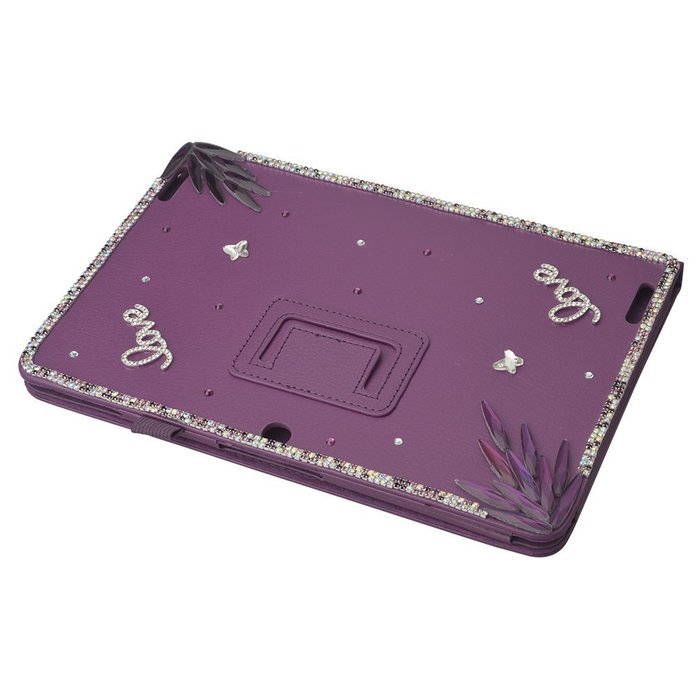 KAKA(TM) 3D Handmade Rhinestone Crystal PU Leather Stand Folding Protective Tablet Case Cover For Acer Iconia... N7