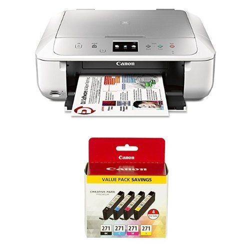 Canon MG6820 Wireless All-In-One Printer with Scanner and Copier with Ink Bundle N4