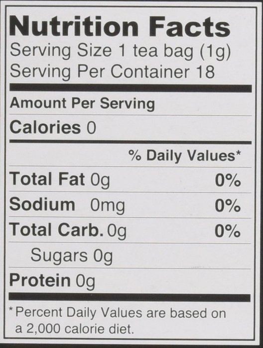 Saw Palmetto Tea - Organic Herbs - 18 Bleach Free Tea Bags N2