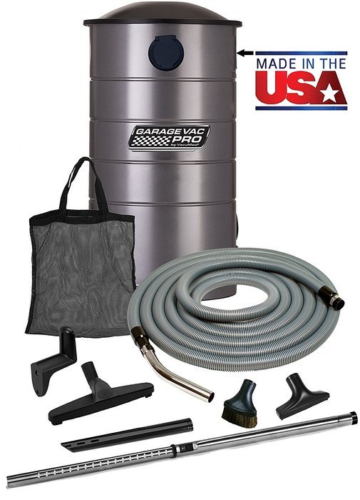 VacuMaid GV30PRO Professional Wall Mounted Utility Vacuum with 30 ft Hose and Tools N3