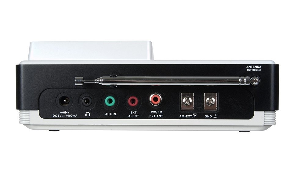 Motorola MWR822 Weather Alert Radio & Alarm Clock with AM/FM (Black) N6