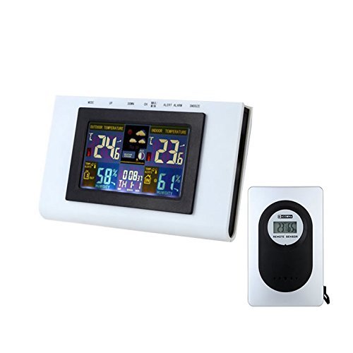 Wireless Color Forecast Weather Station with Forecast / Humidity / Temperature Alerts