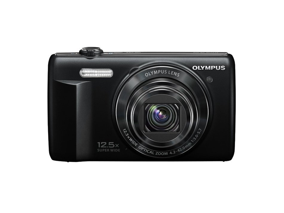 Olympus VR-370 16MP Digital Camera with 3-Inch LCD (Black) (Old Model)