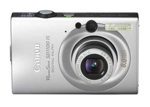 Canon PowerShot SD1100IS 8MP Digital Camera with 3x Optical Image Stabilized Zoom (Brown) N3