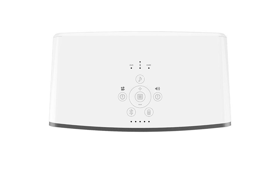 Dashbon Flicks Mobile Cordless Boombox Projector Model 280WH N2