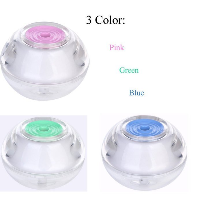Portable Cool Air Humidifier with USB Cable - It's Also a Cute Crystal Night Light - Small Mini Portable Lightweight... N9