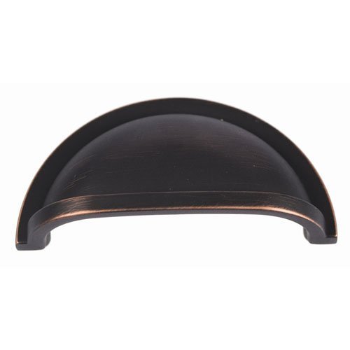 Hickory Hardware Cup Pull 3 Center-to-Center Vintage Bronze P3055-VB by Hickory Hardware