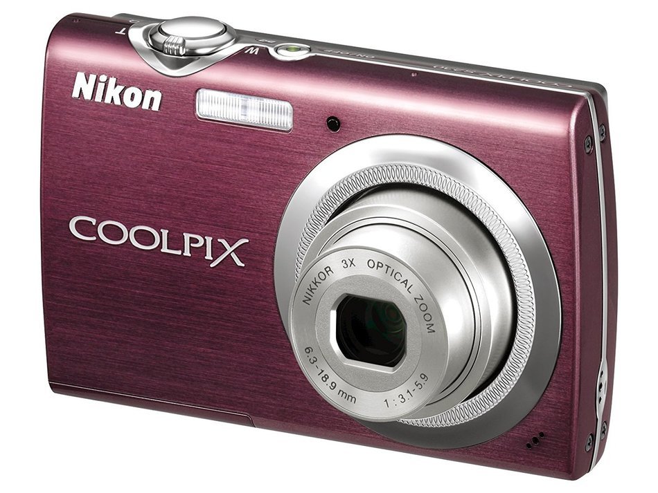Nikon Coolpix S230 10MP Digital Camera with 3x Optical Zoom and 3 inch Touch Panel LCD (Plum) N4