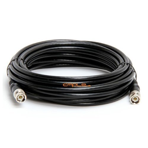 Cmple - BNC Male to BNC Male Cable RG59U -75ft